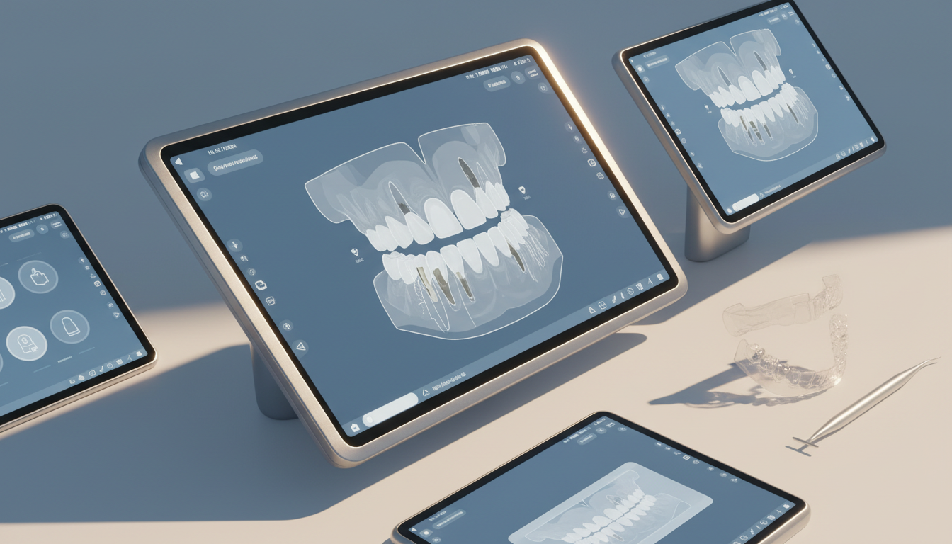 マウスピース矯正の3Dシミュレーション